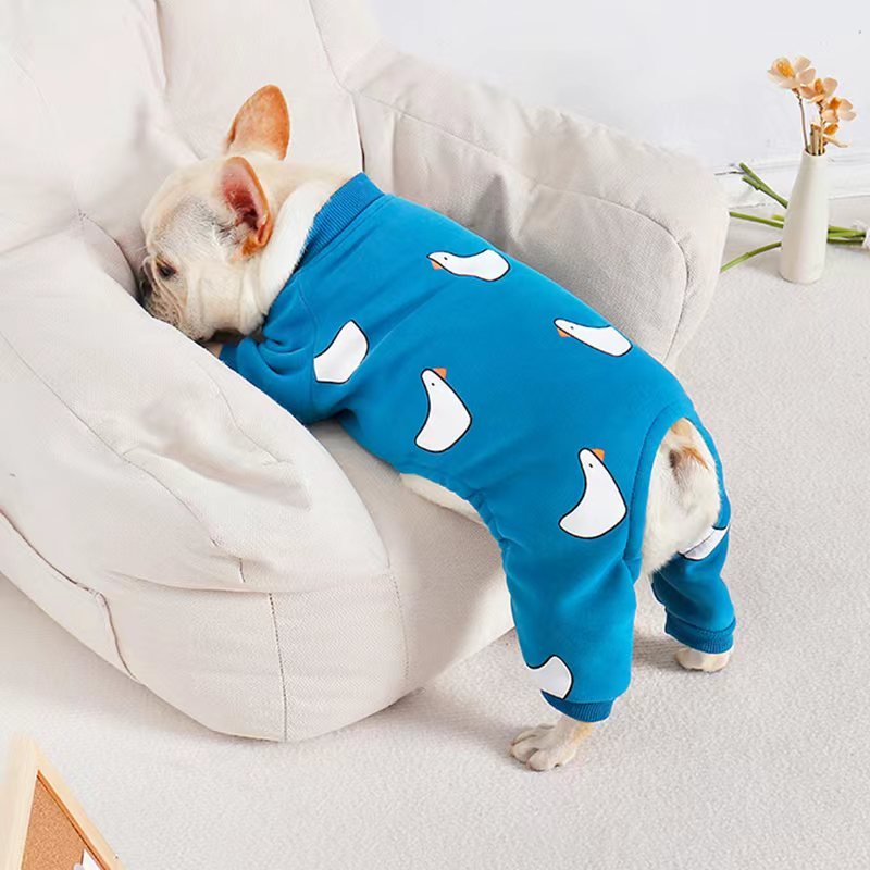 Onesie Pajama Bulldog Dog Clothes - PIKAPIKA