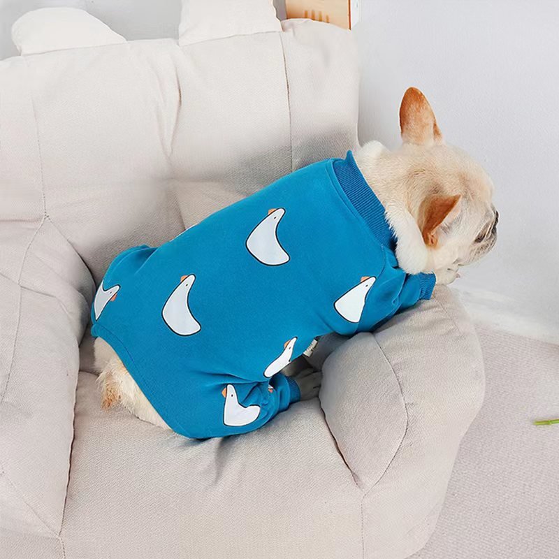 Onesie Pajama Bulldog Dog Clothes - PIKAPIKA