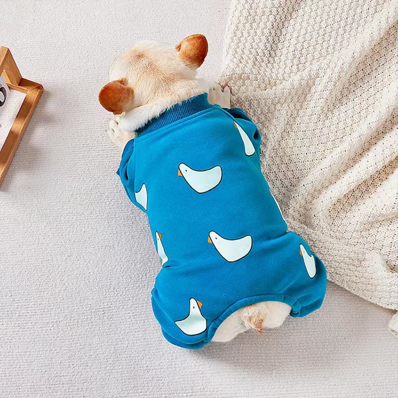 Onesie Pajama Bulldog Dog Clothes - PIKAPIKA