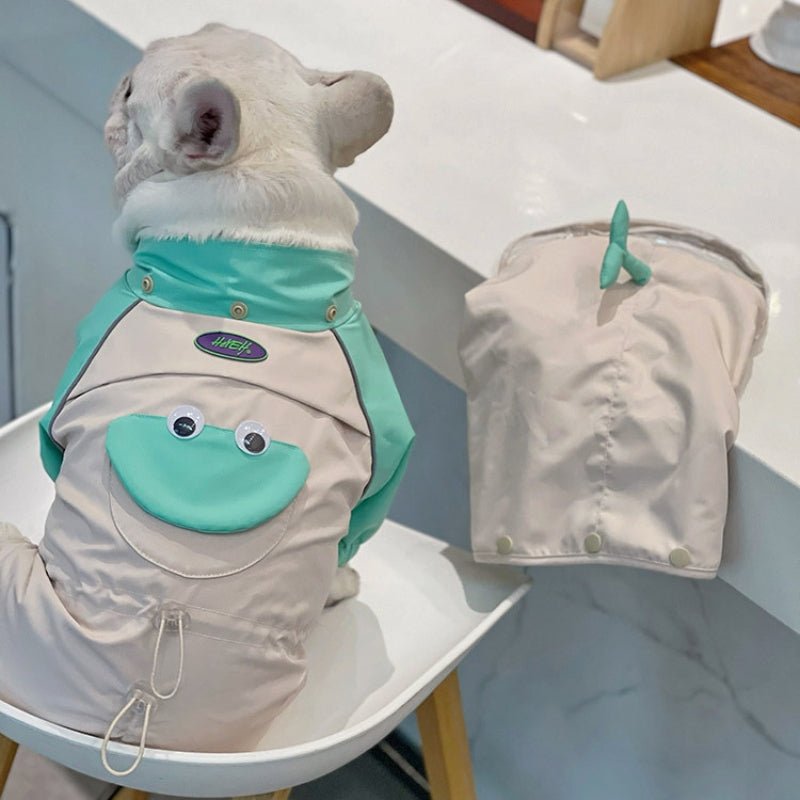 Outdoor Raincoat Dog 4 Legs Waterproof Clothes Bulldog Corgi - PIKAPIKA