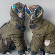 Padded Coat Parka Onesie for Italian greyhound Whippet Dog Clothes