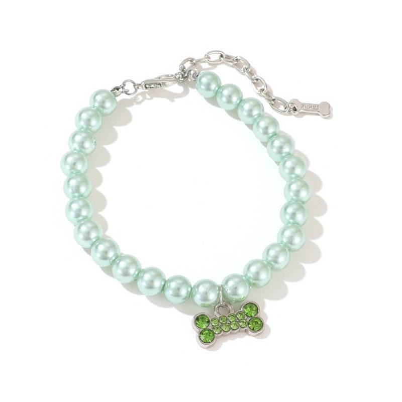 Pearl Jewelry with Bow Dog & Cat Necklace - PIKAPIKA