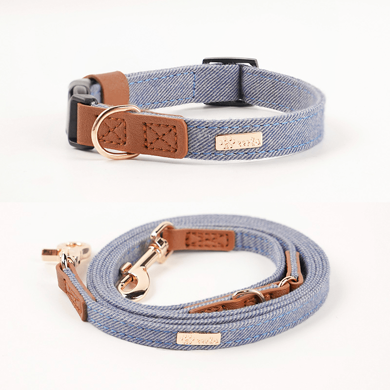 Personalized Dog Collar with ID Tag Anti - Loss Adjustable Neck Strap - PIKAPIKA