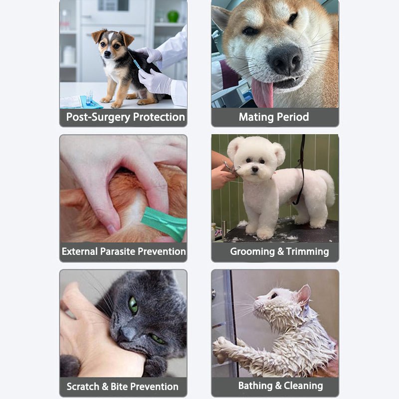 Pet Anti - Bite Mask No - Snack Full Head Cover Lightweight & Adjustable - PIKAPIKA