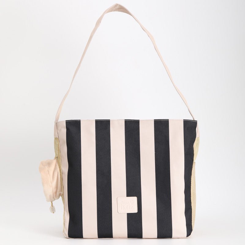Pet Carrier Breathable Cat Dog Stripes Handbag With Small Opening - PIKAPIKA