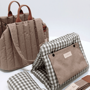 Pet Carrier Cat Dog Checkered Outing Bag - PIKAPIKA