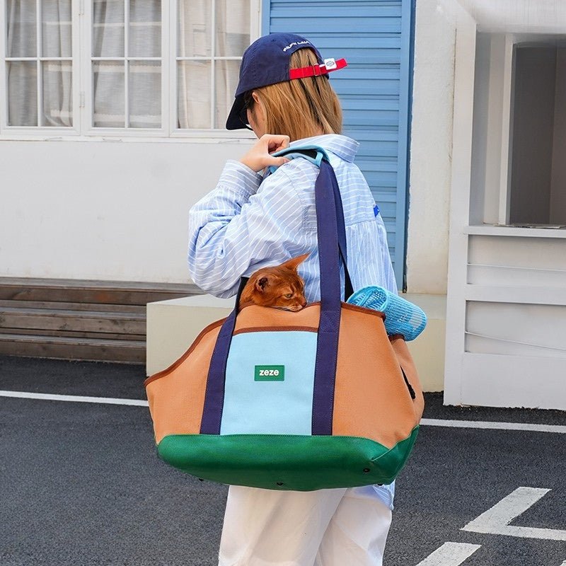 Pet Carrier Outing Portable Cat Dog Handbag - PIKAPIKA