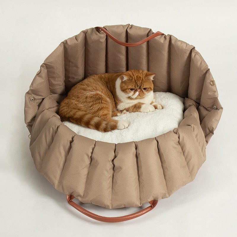 Pet Carrier Oxford Cloth Anti - scratch With Furry Pad for Small Pet - PIKAPIKA