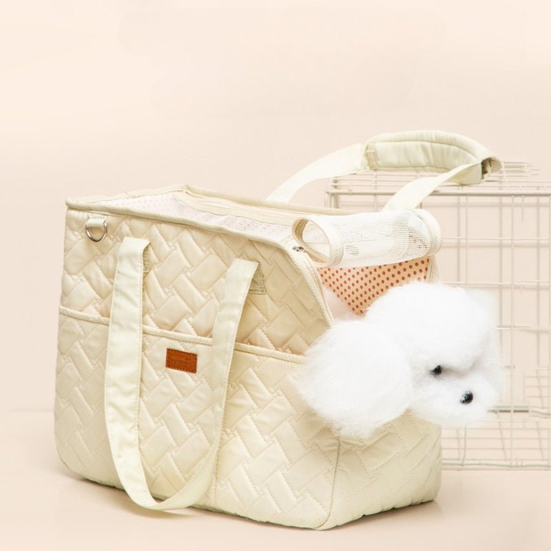 Pet Carrier With Adjustable Straps for Small Dog Cat Breathable - PIKAPIKA