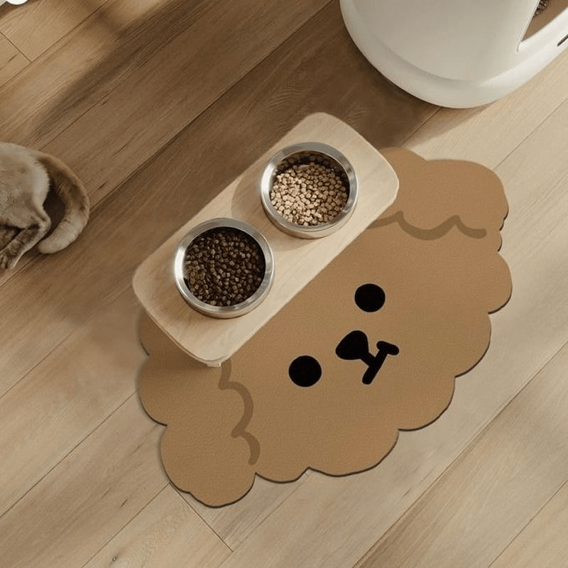 Pet Feeding Mat Absorbent Dog Food Mat Waterproof - PIKAPIKA