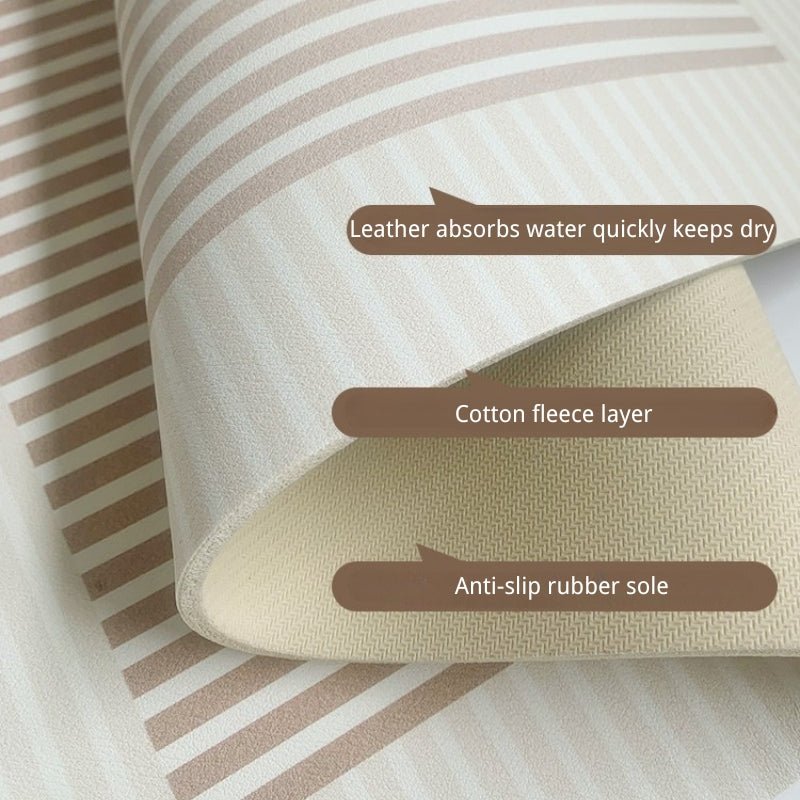 Pet Feeding Mat Leather Dog Food Mat Waterproof Anti - slide - PIKAPIKA