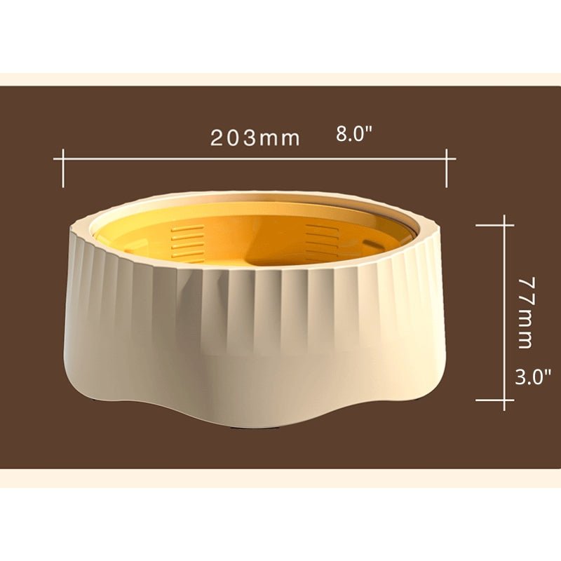 Pet Food Bowl 2 in 1 Plastic Slow Feeder Anti - slip - PIKAPIKA