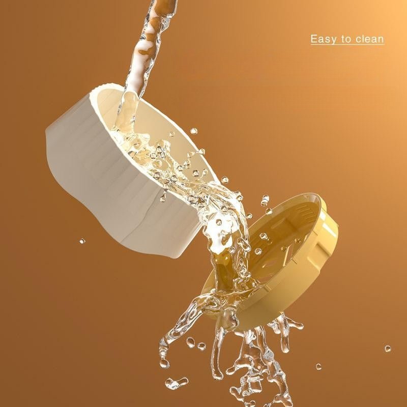 Pet Food Bowl 2 in 1 Plastic Slow Feeder Anti - slip - PIKAPIKA