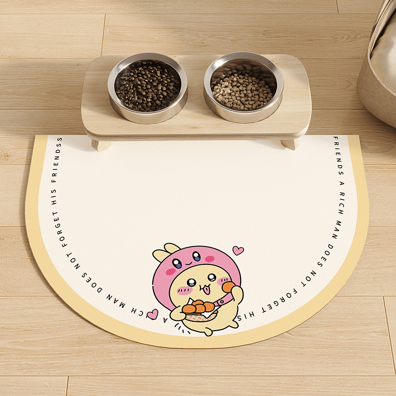 Pet Food Mat Non Slip Waterproof Feeding Mat - PIKAPIKA