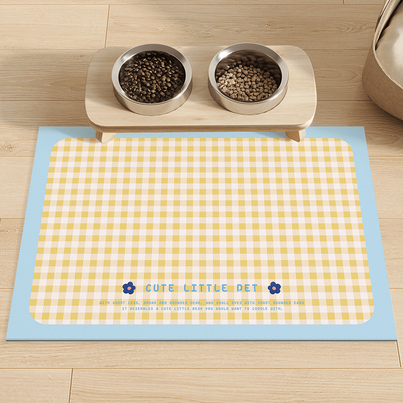 Pet Food Mat Non Slip Waterproof Feeding Mat - PIKAPIKA