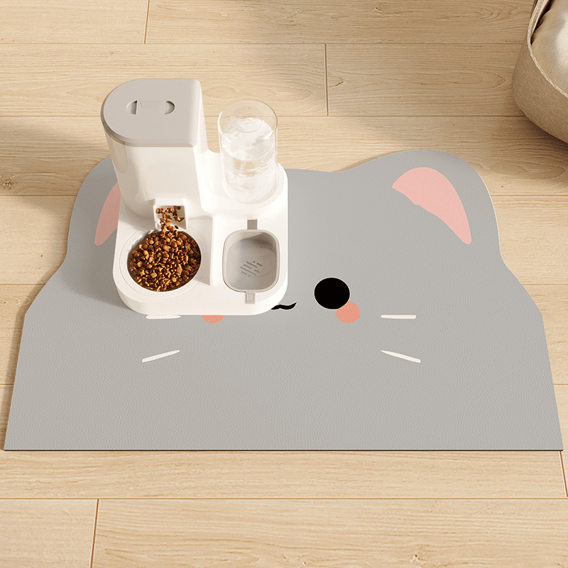Pet Food Mat Non Slip Waterproof Feeding Mat - PIKAPIKA