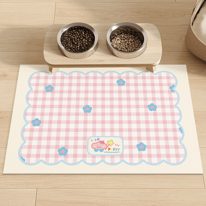 Pet Food Mat Non Slip Waterproof Feeding Mat - PIKAPIKA