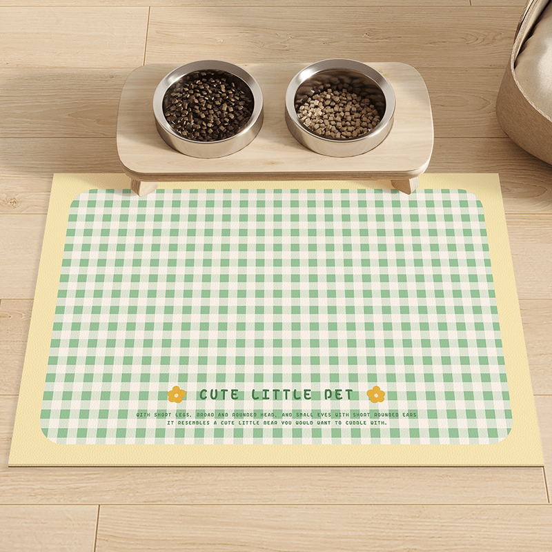 Pet Food Mat Non Slip Waterproof Feeding Mat - PIKAPIKA