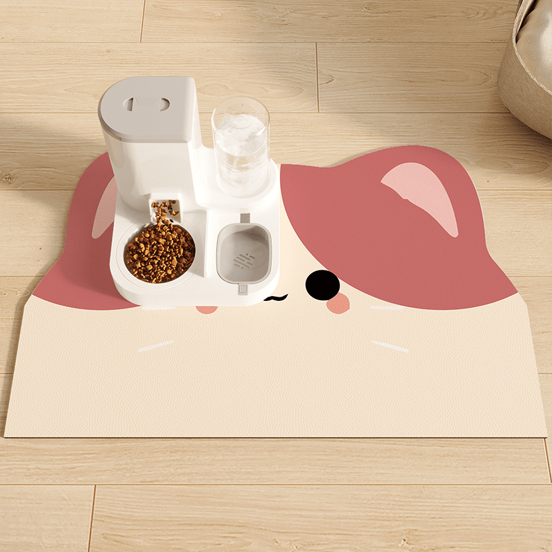 Pet Food Mat Non Slip Waterproof Feeding Mat - PIKAPIKA