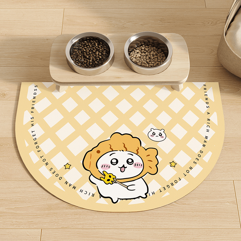 Pet Food Mat Non Slip Waterproof Feeding Mat - PIKAPIKA