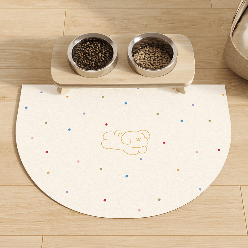 Pet Food Mat Non Slip Waterproof Feeding Mat - PIKAPIKA