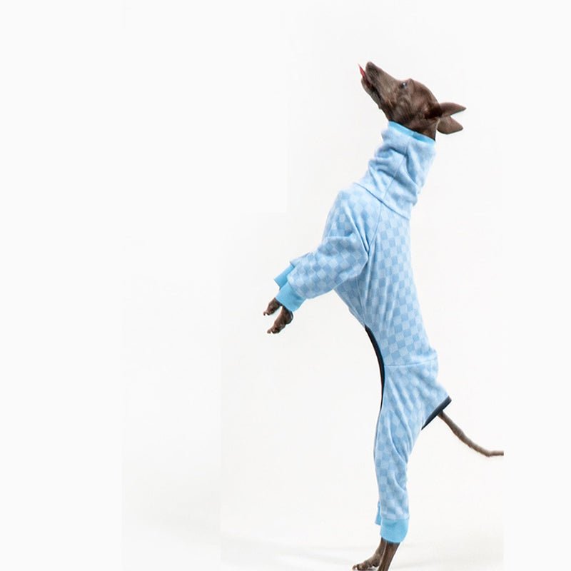 Plaid Onesie for Italian Greyhound Whippet Dog Clothes - PIKAPIKA
