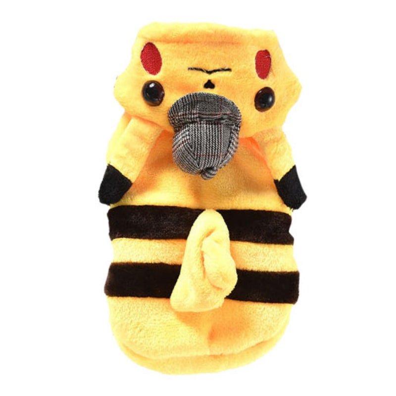 Pokemon Pikachu Warm Pet Clothes for Cats and Dogs - PIKAPIKA