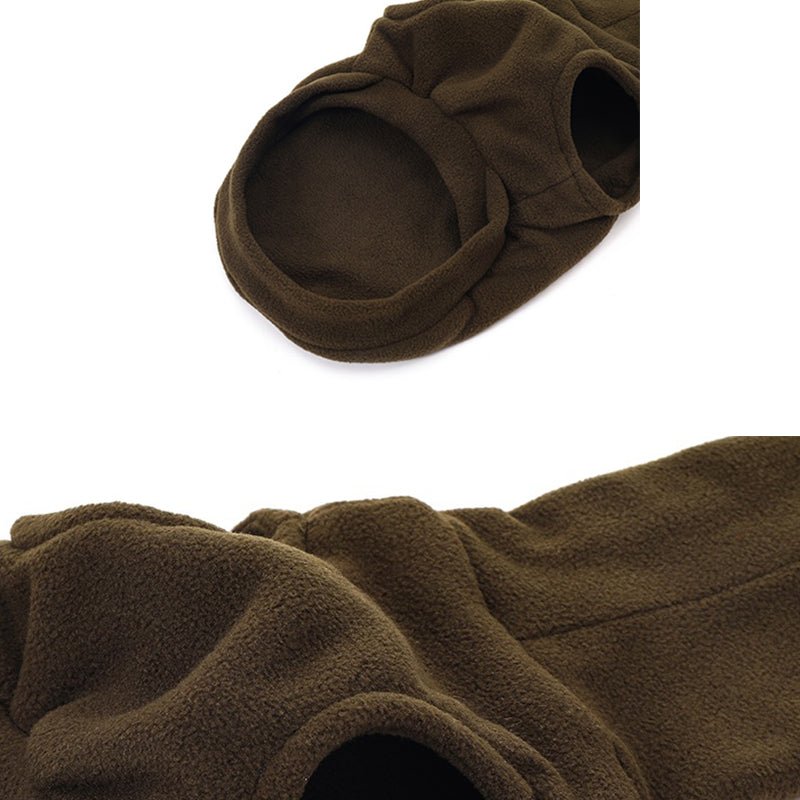 Polar Fleece Turtleneck Shirts for Italian Greyhound Whippet Dog Clothes - PIKAPIKA