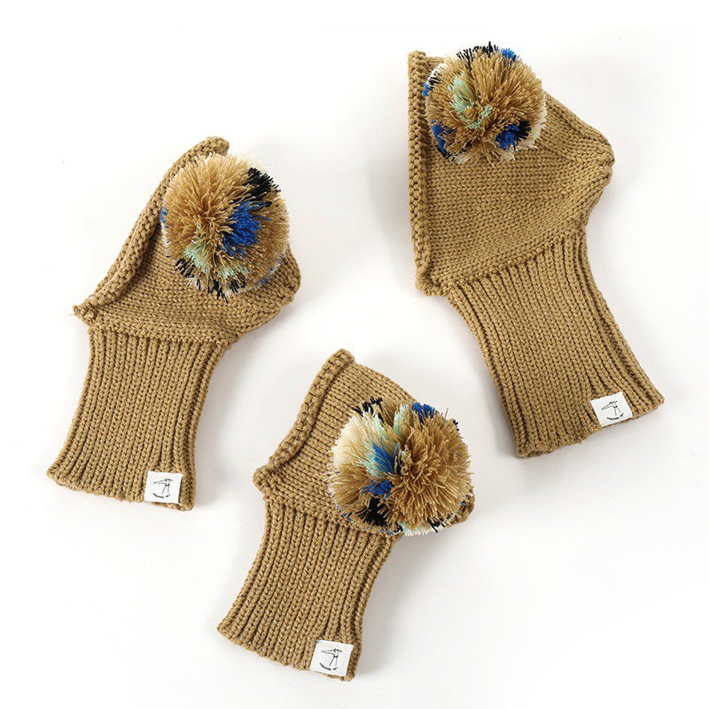 Pom Beanie Knitted Dog & Cat Hat - PIKAPIKA