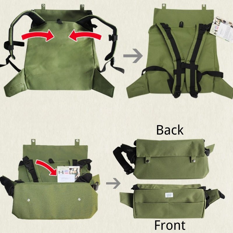 Portable Dog Backpack Breathable Outdoor Carrier - PIKAPIKA