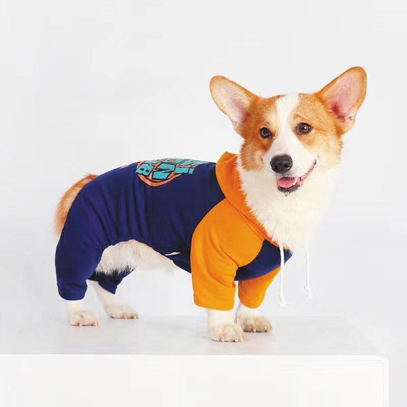 Print Onesie Hoodie Corgi Dog Clothes - PIKAPIKA