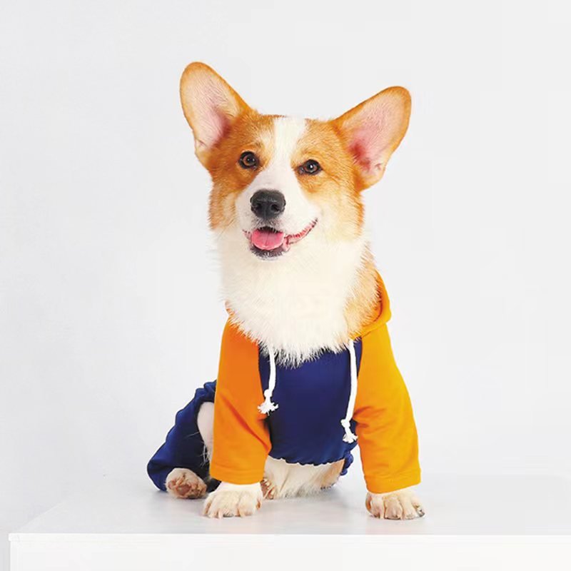Print Onesie Hoodie Corgi Dog Clothes - PIKAPIKA