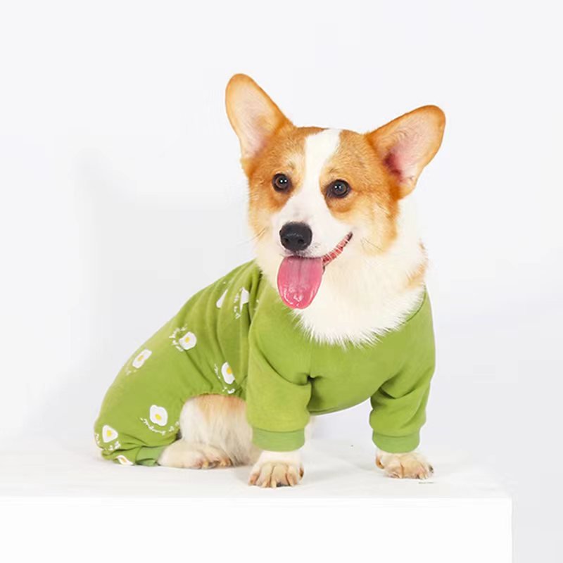 Print Onesie Pajama Corgi Dog Clothes - PIKAPIKA