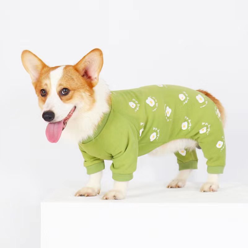 Print Onesie Pajama Corgi Dog Clothes - PIKAPIKA