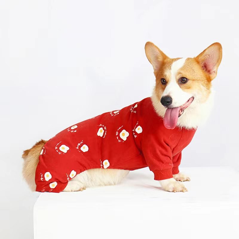 Print Onesie Pajama Corgi Dog Clothes - PIKAPIKA