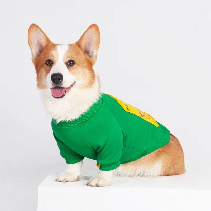 Print Pullover Shirts Corgi Dog Clothes - PIKAPIKA