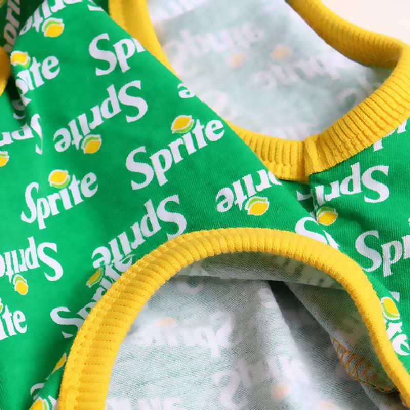 Print Sleeveless Tank T shirt Bulldog Dog Clothes - PIKAPIKA