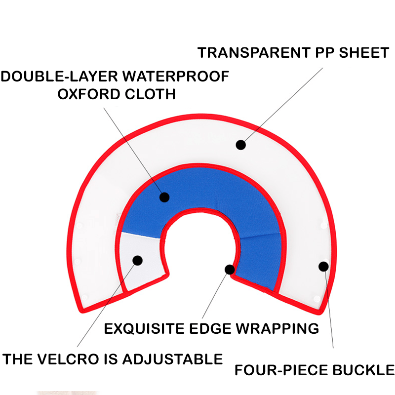 Protective Elizabeth Collar Dog Cone Anti - Bite Lick Scratch - PIKAPIKA