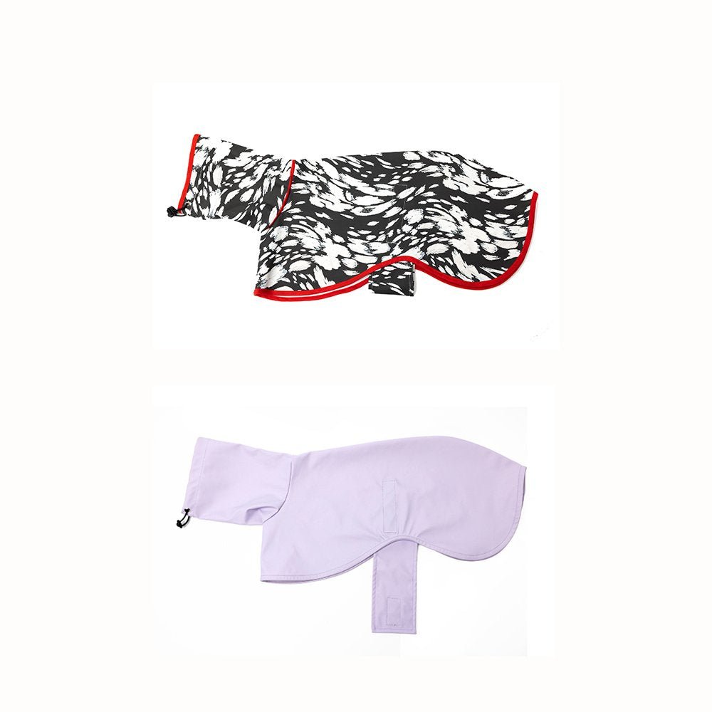 PU Waterproof Raincoat Windproof Cape for Sighthounds - PIKAPIKA