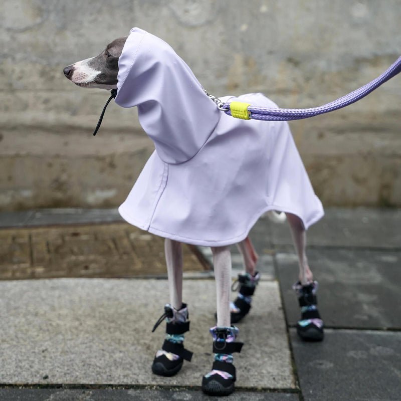 PU Waterproof Raincoat Windproof Cape for Sighthounds - PIKAPIKA