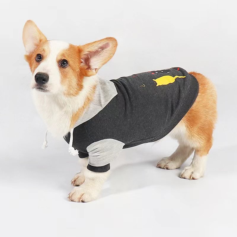 Pullover Print Hoodies Corgi Dog Clothes - PIKAPIKA