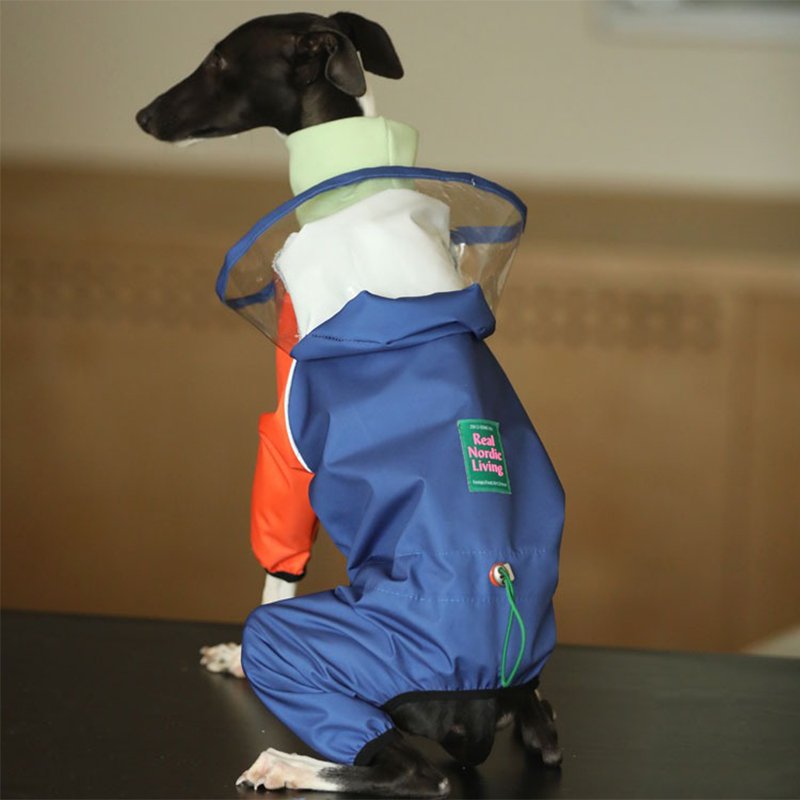Raincoat Onesie Outdoor Jacket Italian Greyhound Whippet Dog Clothes - PIKAPIKA