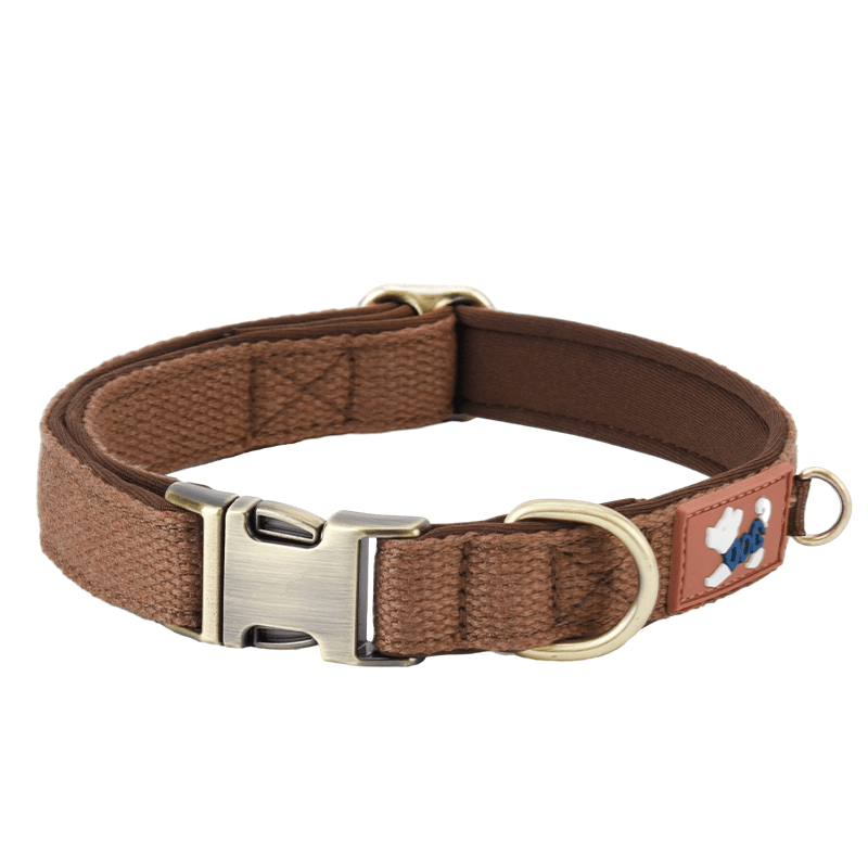 Reinforced Heavy - Duty Webbing Personalized Dog Collar Escape - Proof - PIKAPIKA