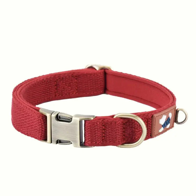 Reinforced Heavy - Duty Webbing Personalized Dog Collar Escape - Proof - PIKAPIKA