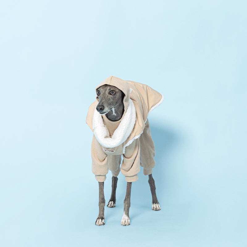 Reversible Padded Dog Jacket Fleece Clothes Italian Greyhound Whippet - PIKAPIKA