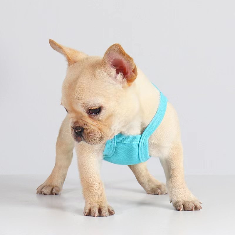 Sleeveless Tank T Shirt Top Bulldog Dog Clothes - PIKAPIKA