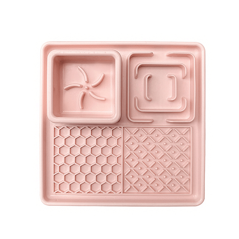 Slow Feeder Bowl, Silicone Lick Mat with Suction Cups for Dog Cat - PIKAPIKA