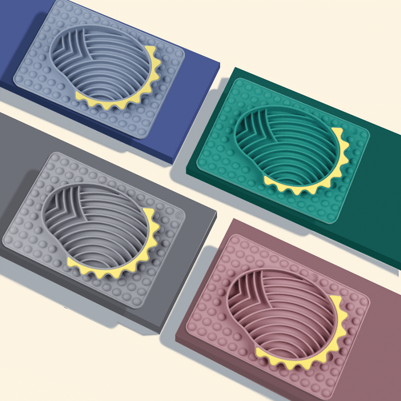 Slow Feeder Dog Bowls Silicone Pet Food Bowls With Suction Cups - PIKAPIKA