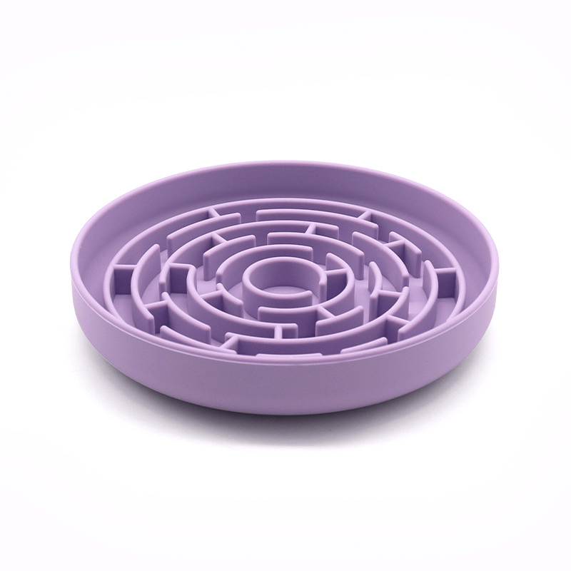 Slow Feeder Dog Bowls Silicone Pet Food Bowls With Suction Cups - PIKAPIKA