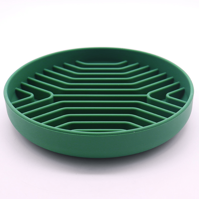 Slow Feeder Dog Bowls, Silicone Pet Food Bowls with Suction Cups - PIKAPIKA